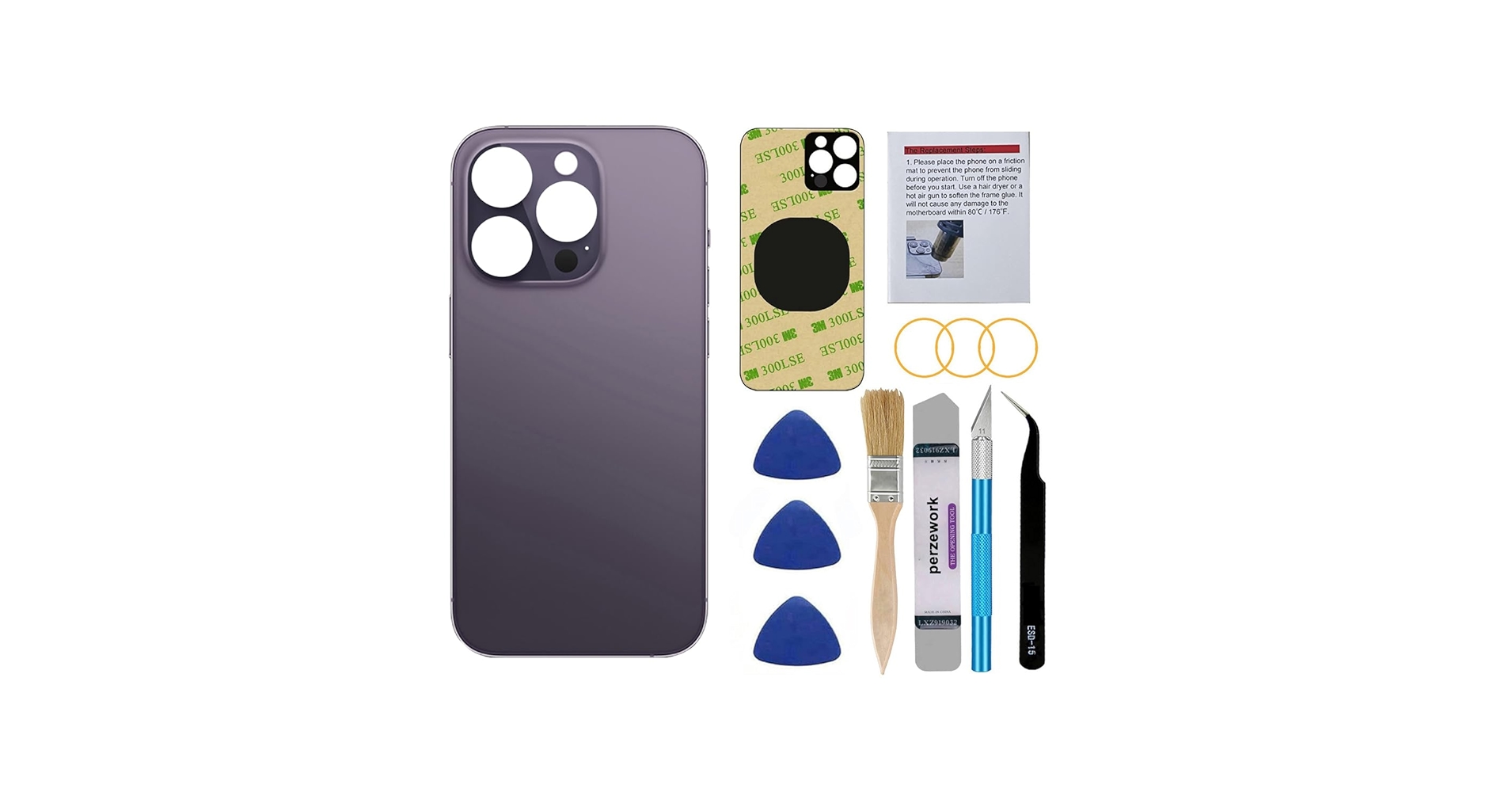 Amazon.com: Perzework OEM Rear Back Glass Replacement for